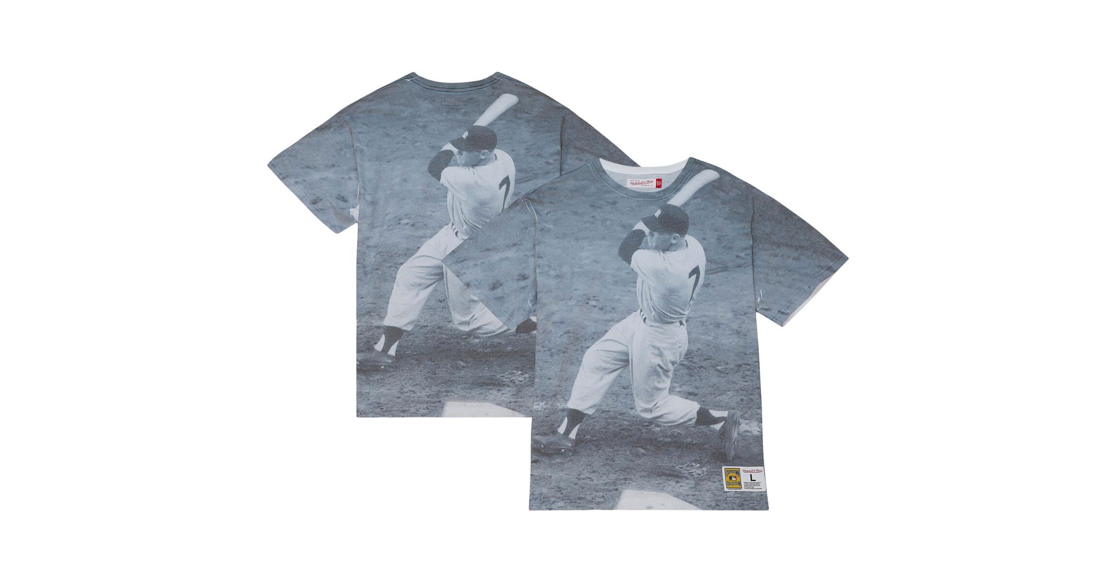 MLB Mickey Mantle New York Yankees Cooperstown Collection Highlight Sublimated Player Graphic T-Shirt