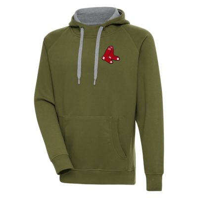 Antigua Men's Boston Red Sox MLB Boston Sox Victory Pullover Hoodie, 3XL