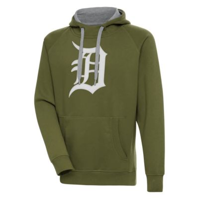 Antigua Men's MLB Detroit Tigers Victory Pullover Hoodie, 3XL