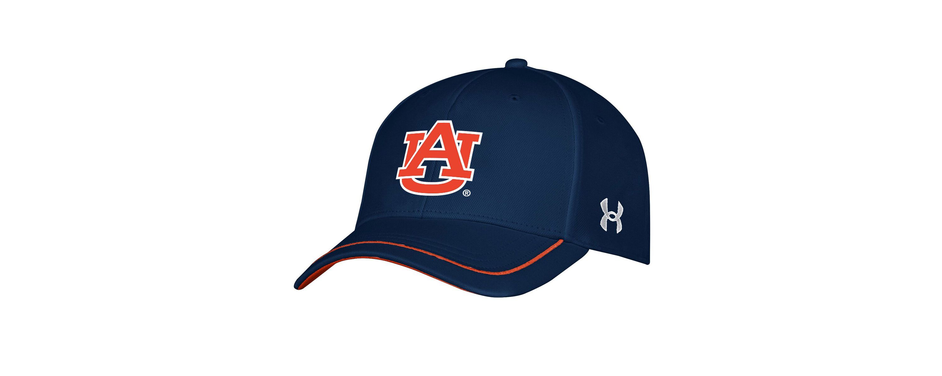 NCAA Under Armour Auburn Tigers Iso-Chill Blitzing Accent Flex Hat