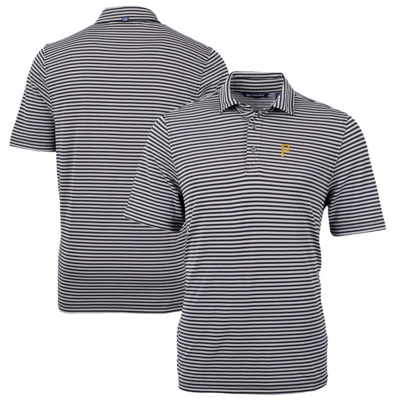 MLB Pittsburgh Pirates Virtue Eco Pique Stripe Recycled Polo