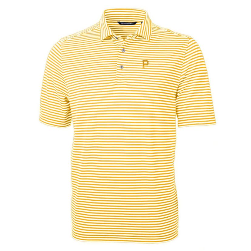 MLB Pittsburgh Pirates Virtue Eco Pique Stripe Recycled Polo