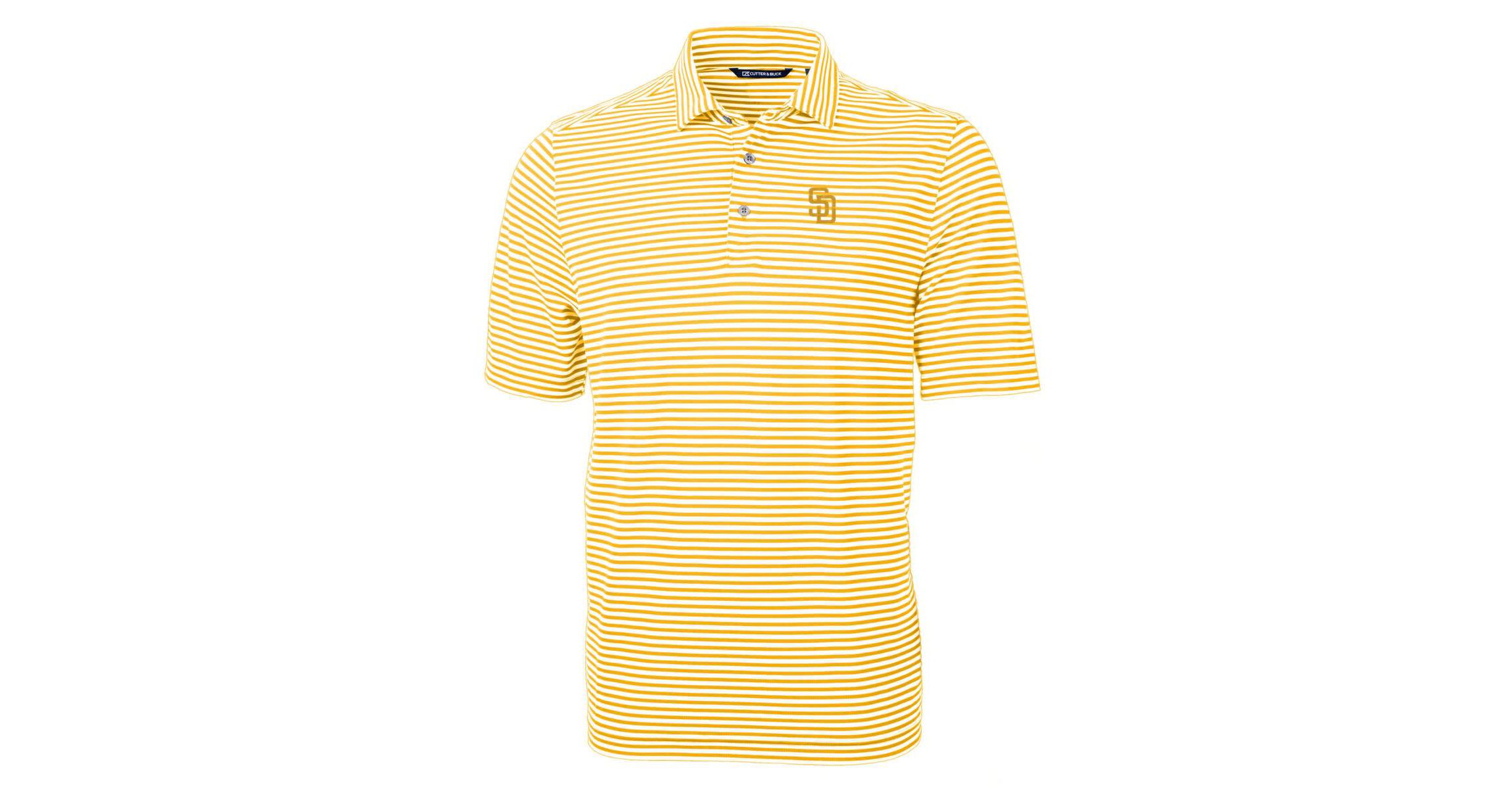MLB San Diego Padres Virtue Eco Pique Stripe Recycled Polo