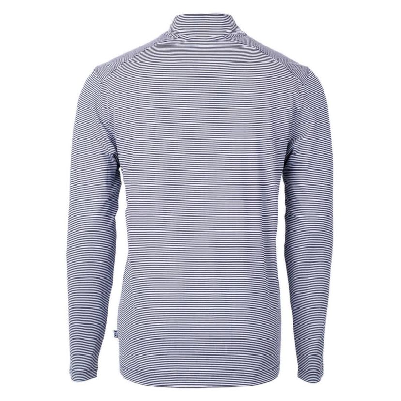 Boston Red Sox MLB Boston Sox Virtue Eco Pique Micro Stripe Recycled Quarter-Zip Pullover Top