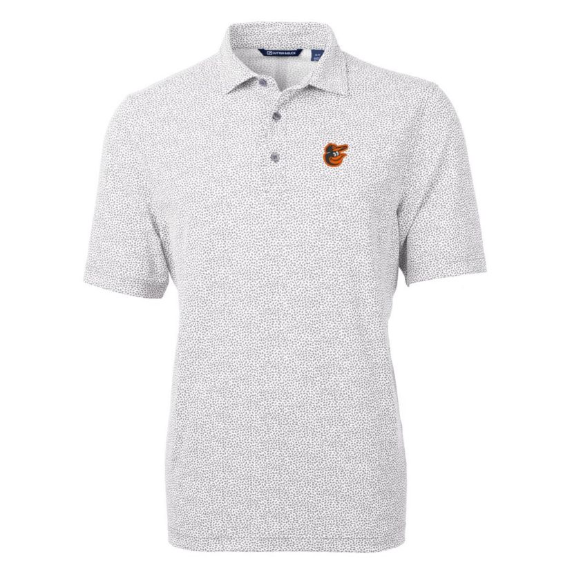 MLB Baltimore Orioles Virtue Eco Pique Botanical Print Recycled Polo