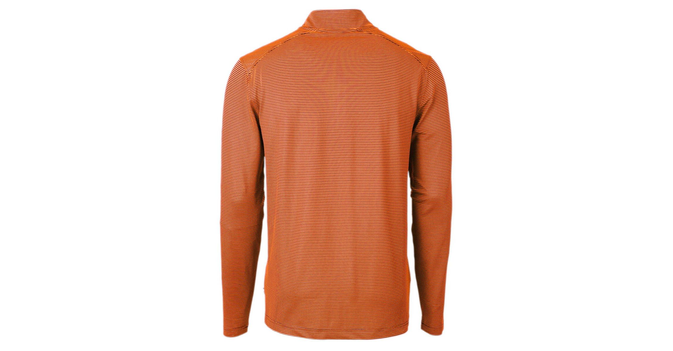 MLB Houston Astros Virtue Eco Pique Micro Stripe Recycled Quarter-Zip Pullover Top