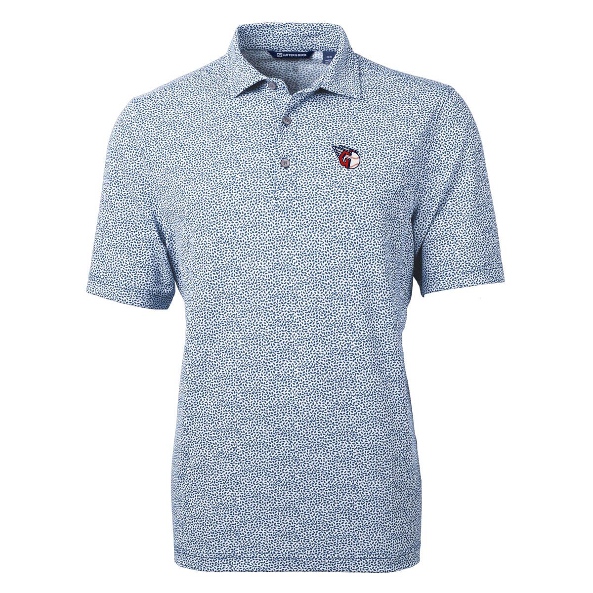 MLB Cleveland Guardians Virtue Eco Pique Botanical Print Recycled Polo