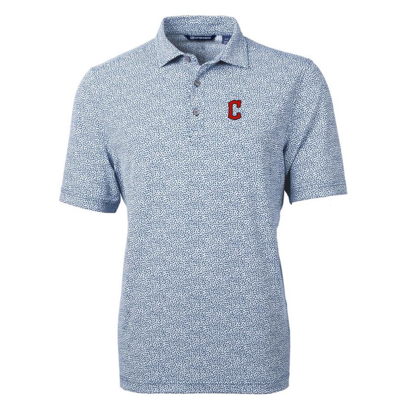 MLB Cleveland Guardians Virtue Eco Pique Botanical Print Recycled Polo