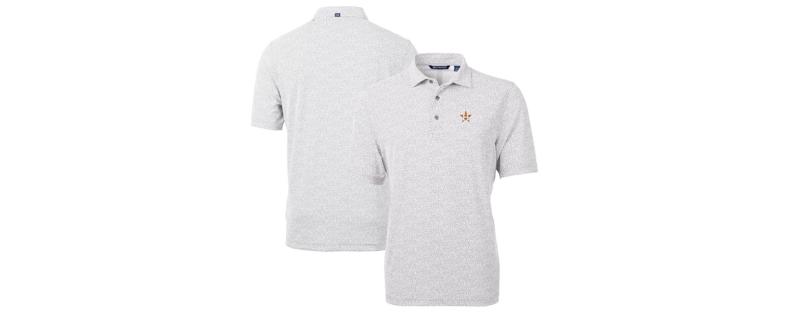 MLB Houston Astros Virtue Eco Pique Botanical Print Recycled Polo