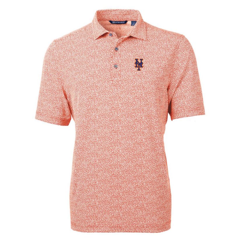MLB New York Mets Virtue Eco Pique Botanical Print Recycled Polo