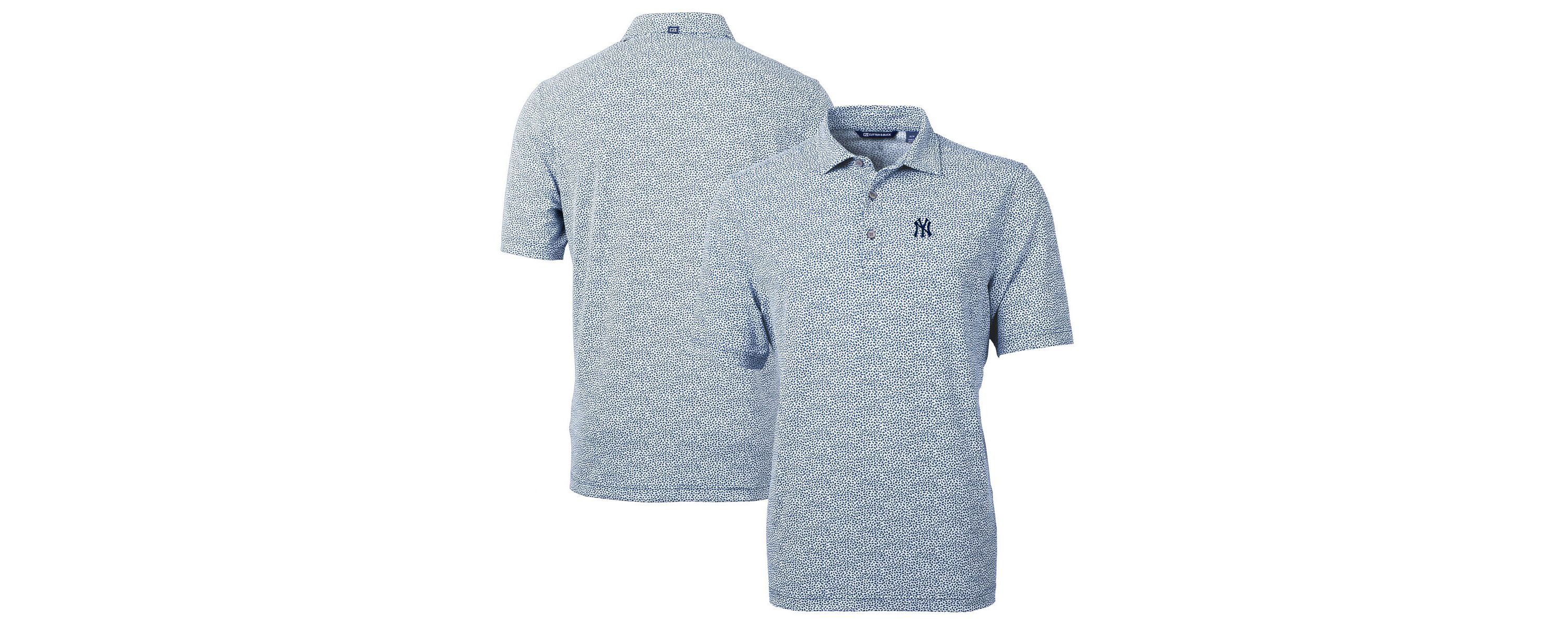 MLB New York Yankees Virtue Eco Pique Botanical Print Recycled Polo