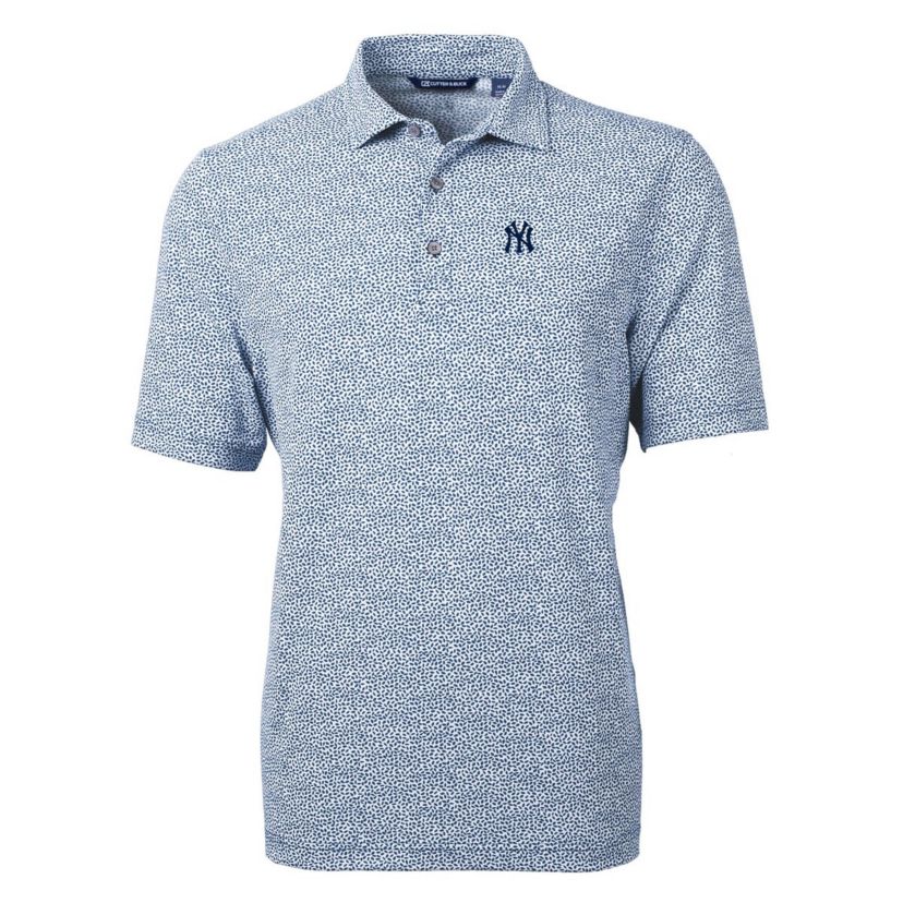 MLB New York Yankees Virtue Eco Pique Botanical Print Recycled Polo