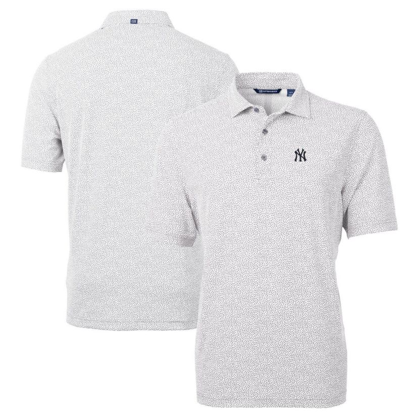 MLB New York Yankees Virtue Eco Pique Botanical Print Recycled Polo
