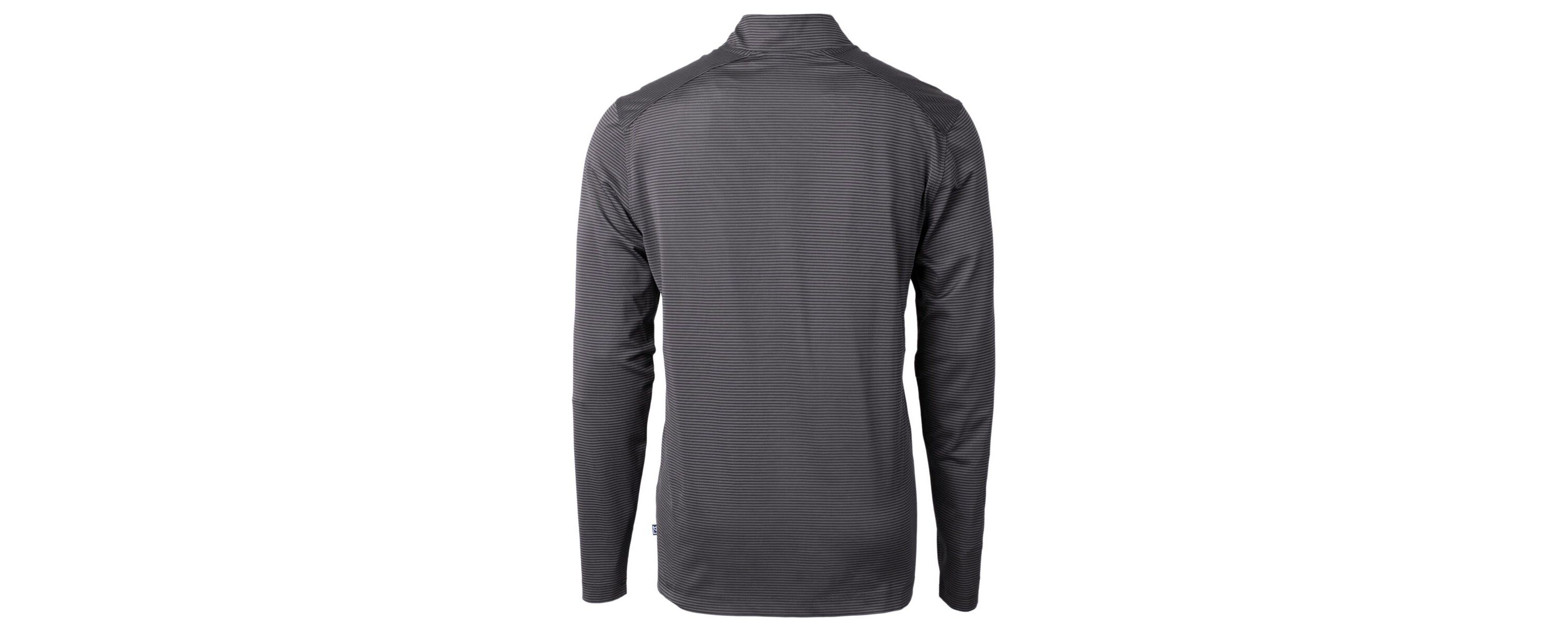 MLB Pittsburgh Pirates Virtue Eco Pique Micro Stripe Recycled Quarter-Zip Pullover Top