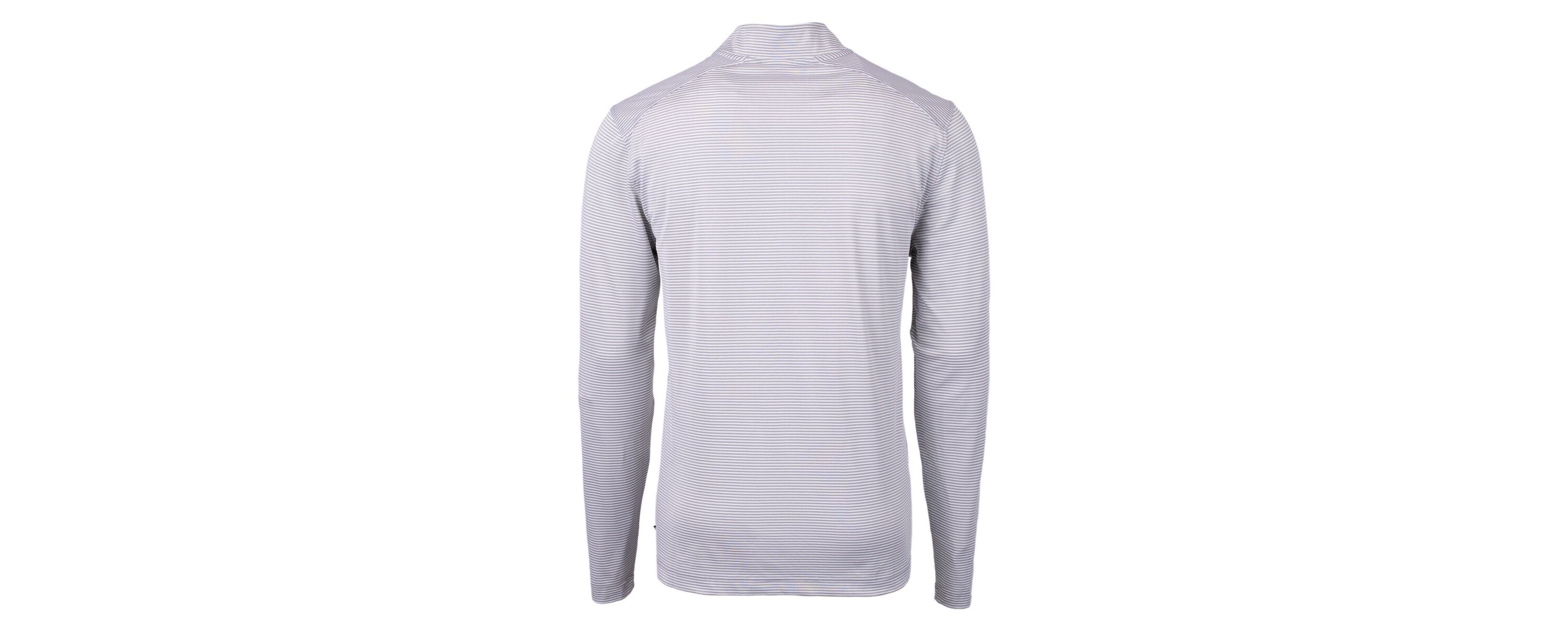 MLB Texas Rangers Virtue Eco Pique Micro Stripe Recycled Quarter-Zip Pullover Top