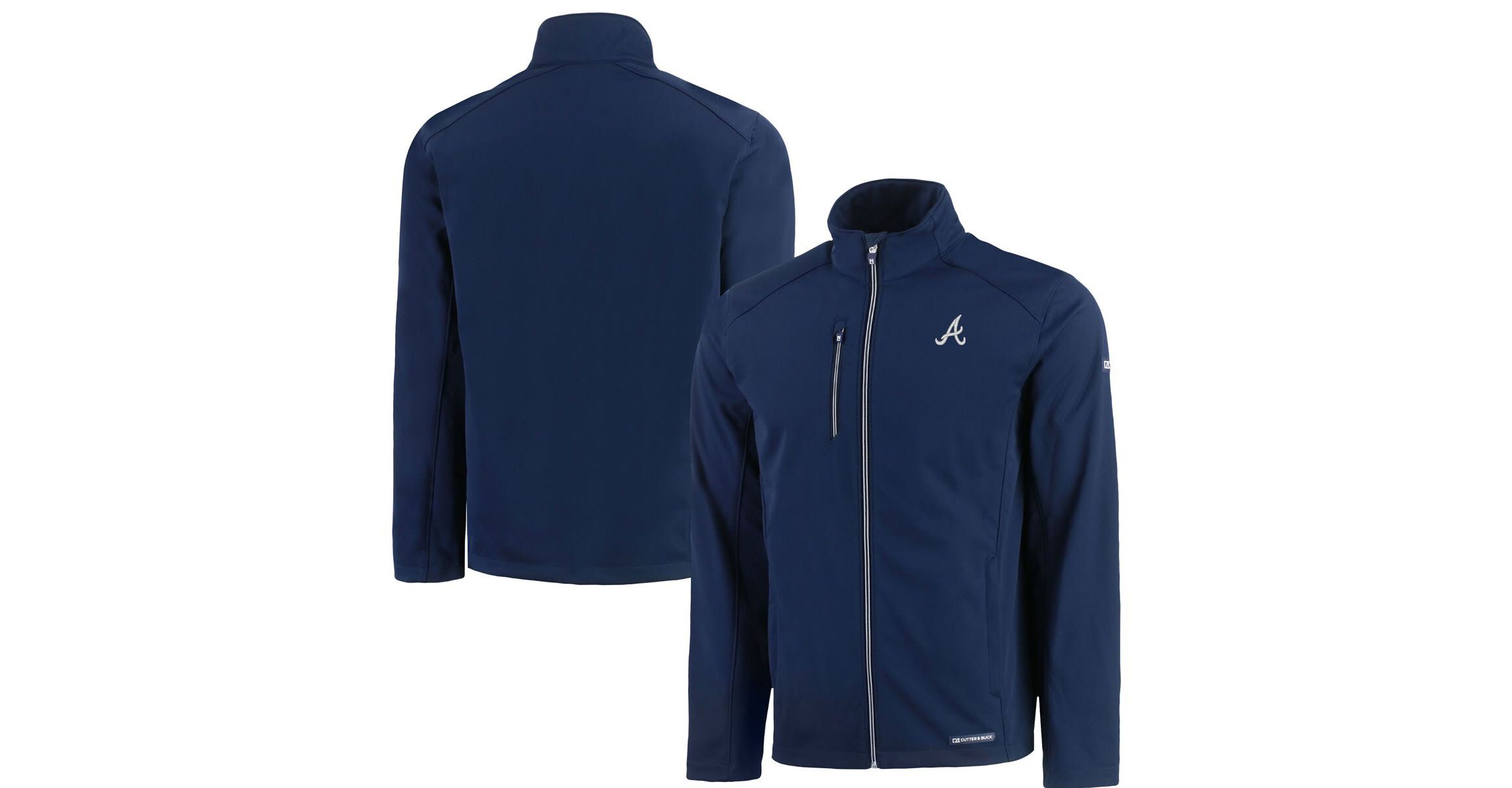 MLB Atlanta Braves Evoke Eco Softshell Recycled Full-Zip Jacket