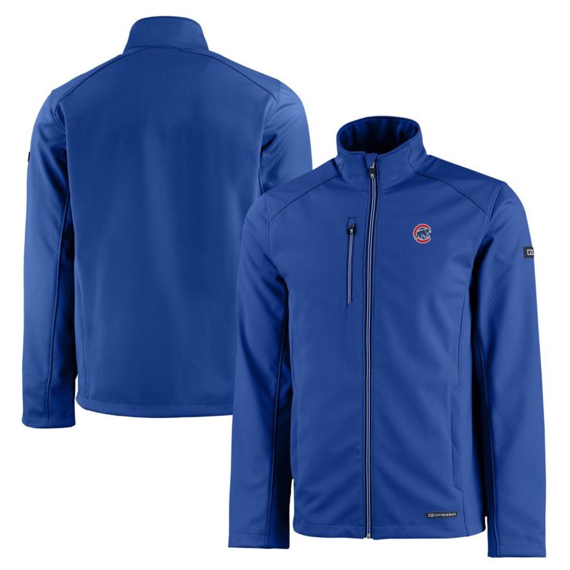 MLB Chicago Cubs Evoke Eco Softshell Recycled Full-Zip Jacket
