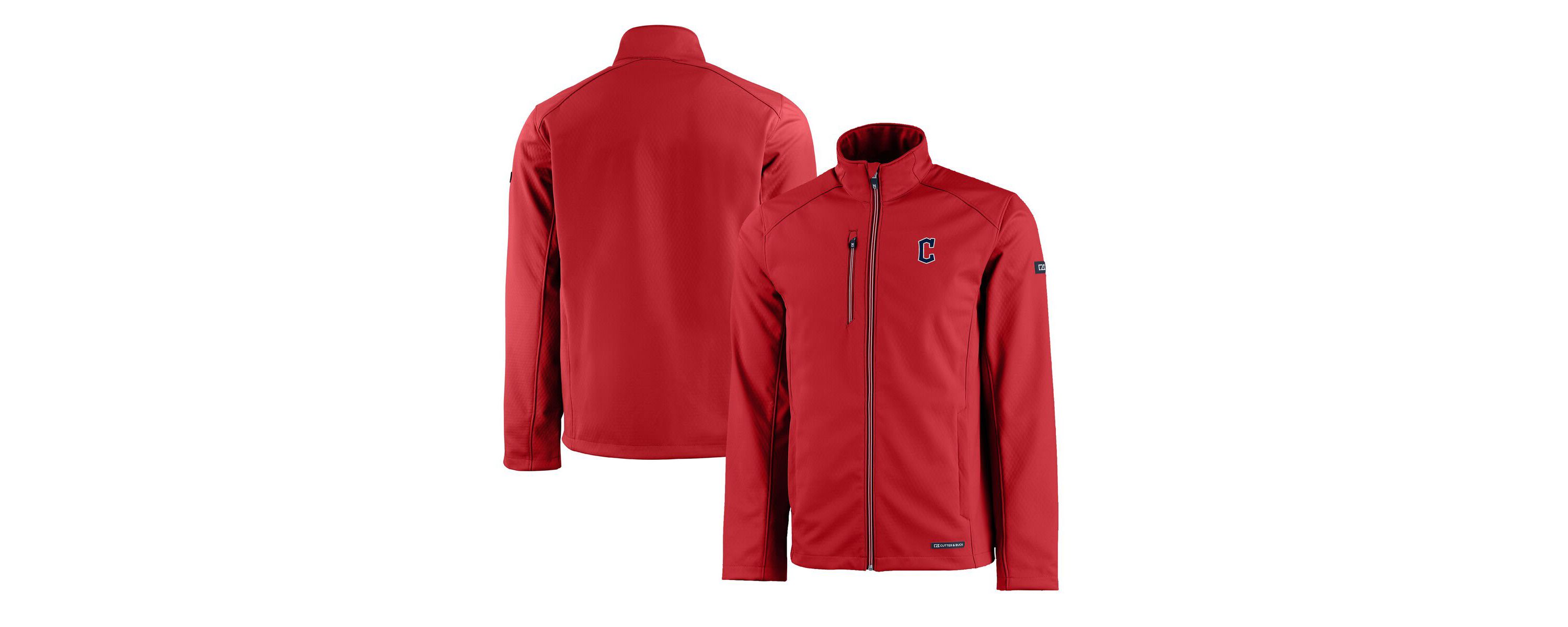 MLB Cleveland Guardians Evoke Eco Softshell Recycled Full-Zip Jacket