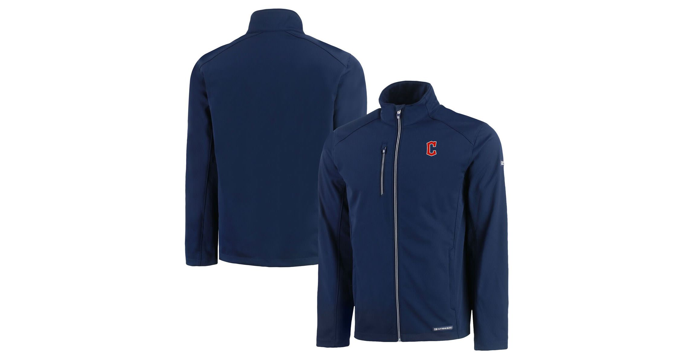 MLB Cleveland Guardians Evoke Eco Softshell Recycled Full-Zip Jacket