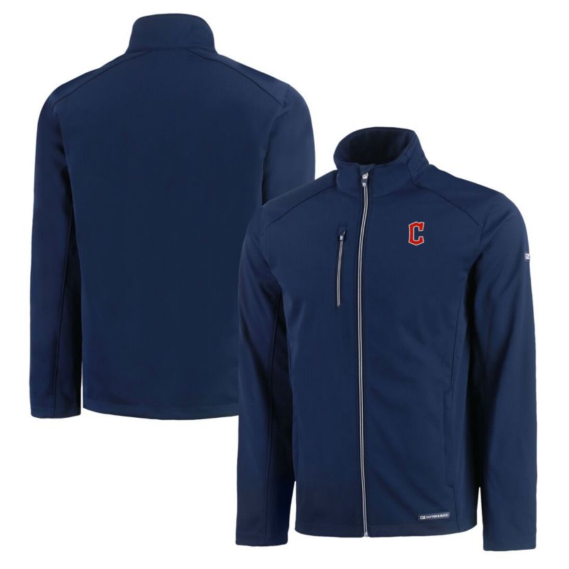 MLB Cleveland Guardians Evoke Eco Softshell Recycled Full-Zip Jacket