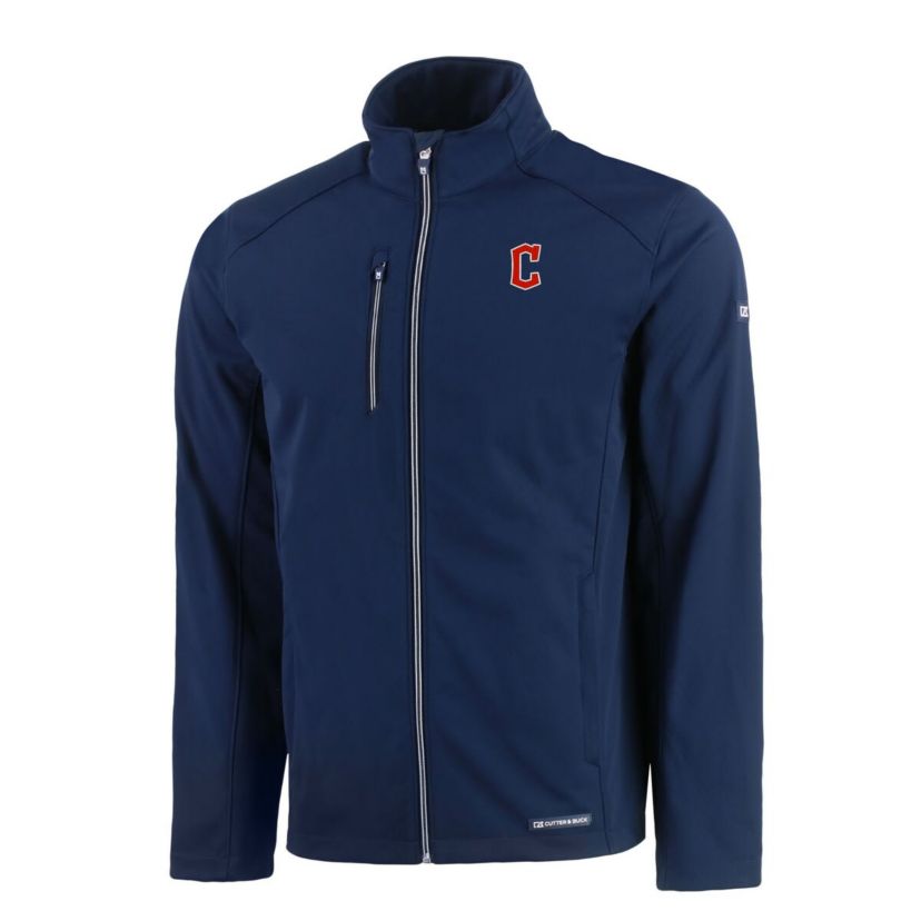 MLB Cleveland Guardians Evoke Eco Softshell Recycled Full-Zip Jacket