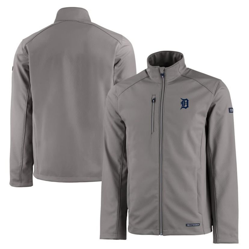MLB Detroit Tigers Evoke Eco Softshell Recycled Full-Zip Jacket