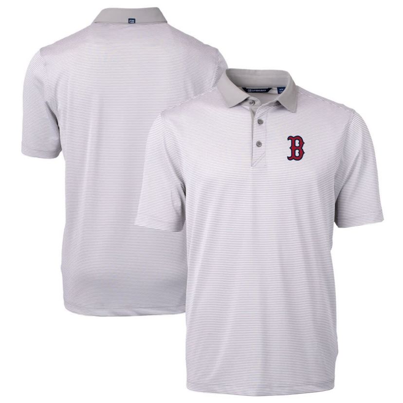 Boston Red Sox MLB Boston Sox Virtue Eco Pique Micro Stripe Recycled Polo