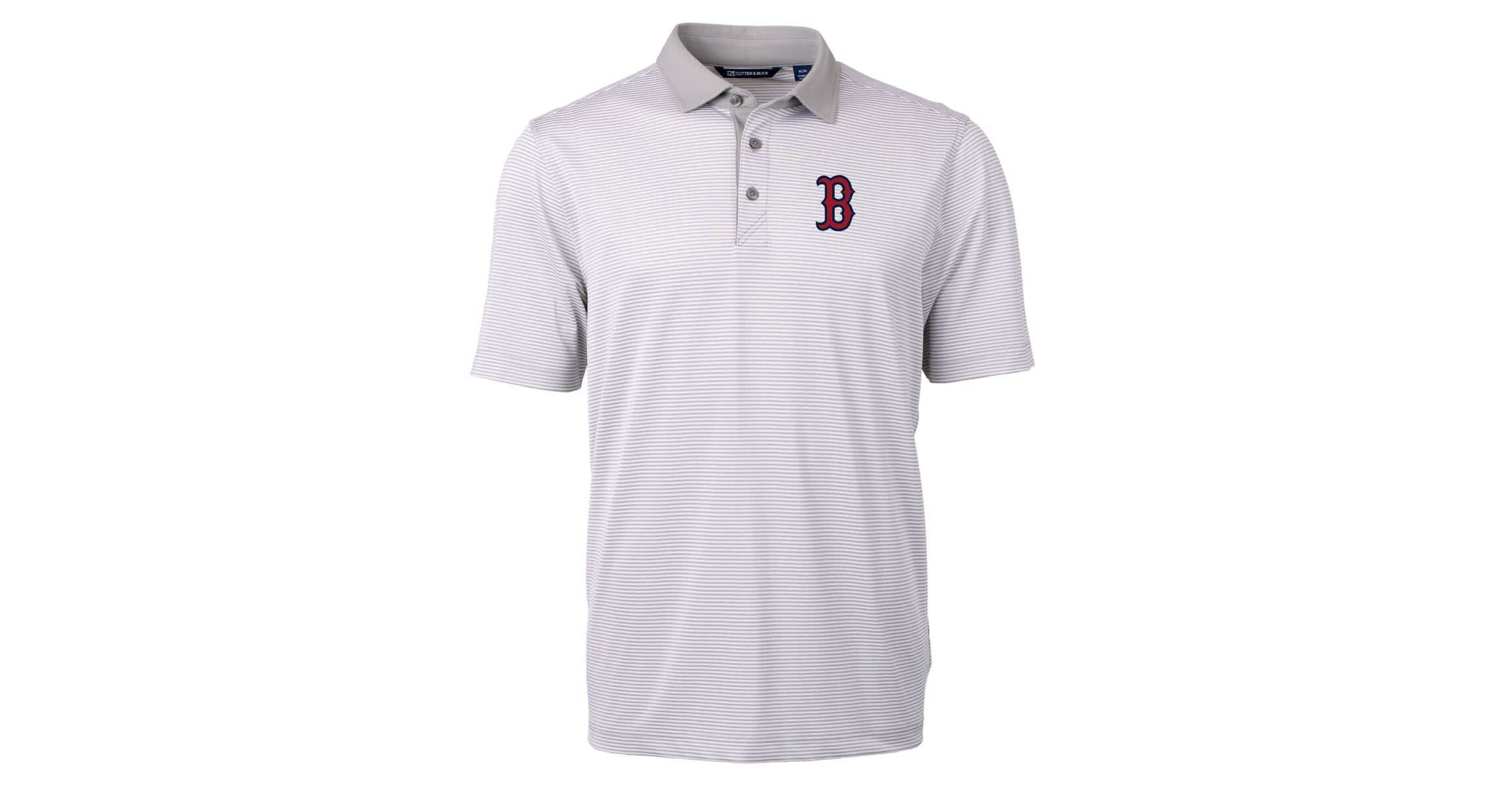 Boston Red Sox MLB Boston Sox Virtue Eco Pique Micro Stripe Recycled Polo