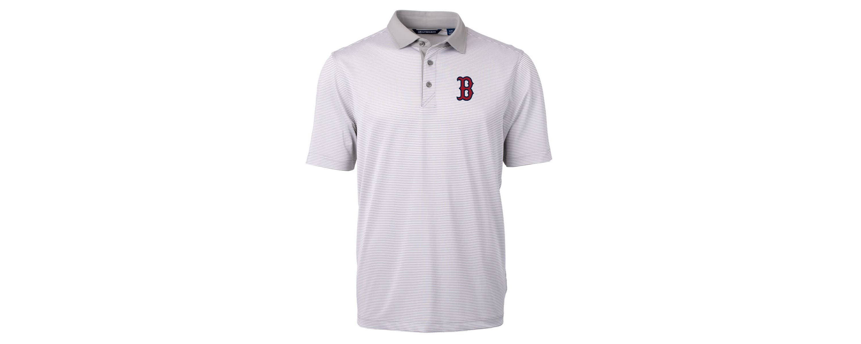 Boston Red Sox MLB Boston Sox Virtue Eco Pique Micro Stripe Recycled Polo
