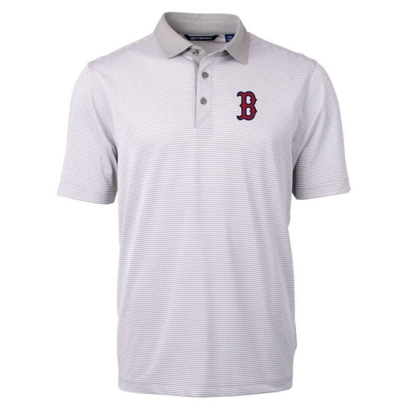 Boston Red Sox MLB Boston Sox Virtue Eco Pique Micro Stripe Recycled Polo