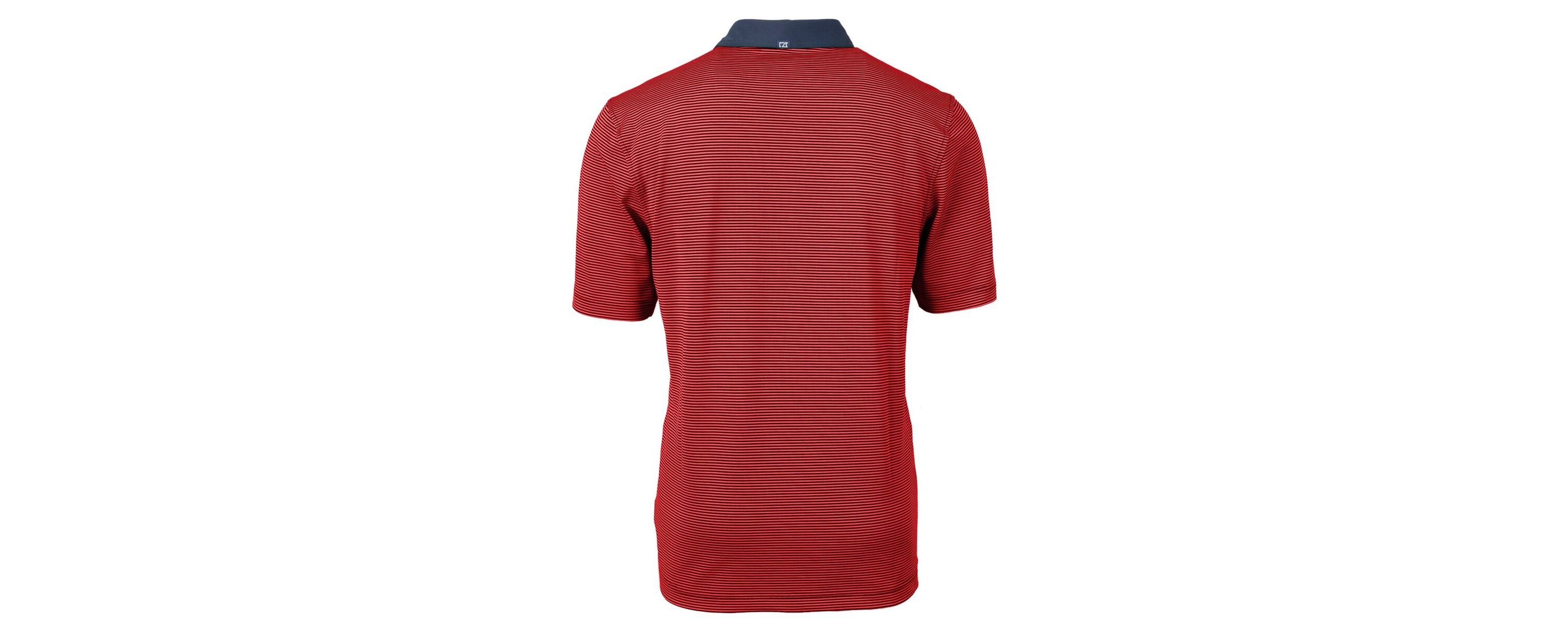 MLB Chicago Cubs Virtue Eco Pique Micro Stripe Recycled Polo