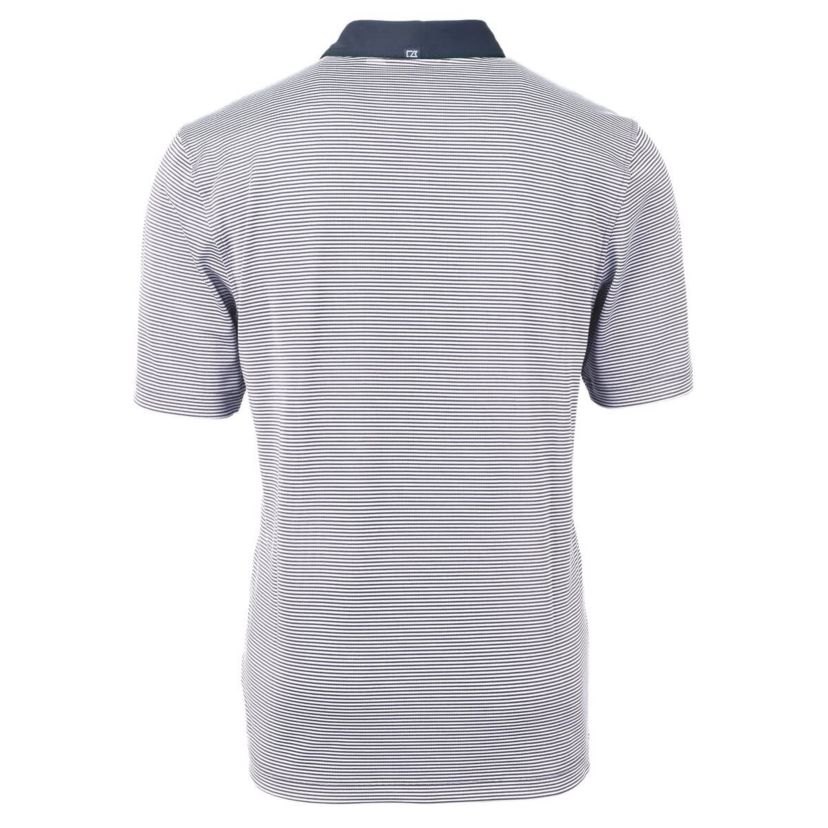 MLB Cleveland Guardians Virtue Eco Pique Micro Stripe Recycled Polo