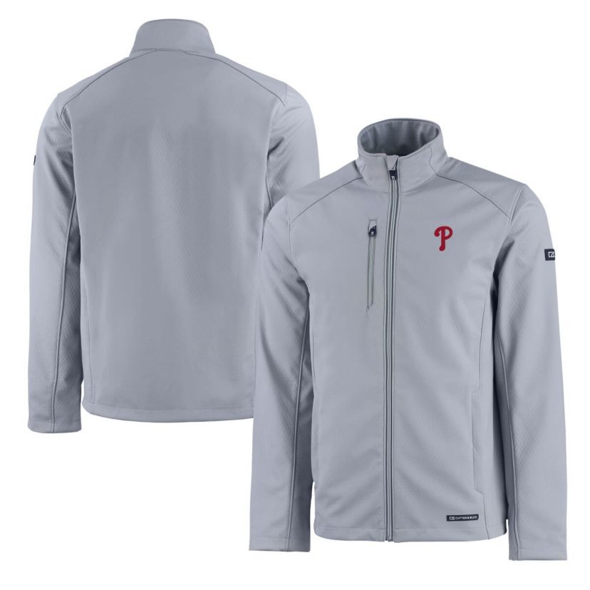 MLB Philadelphia Phillies Evoke Eco Softshell Recycled Full-Zip Jacket