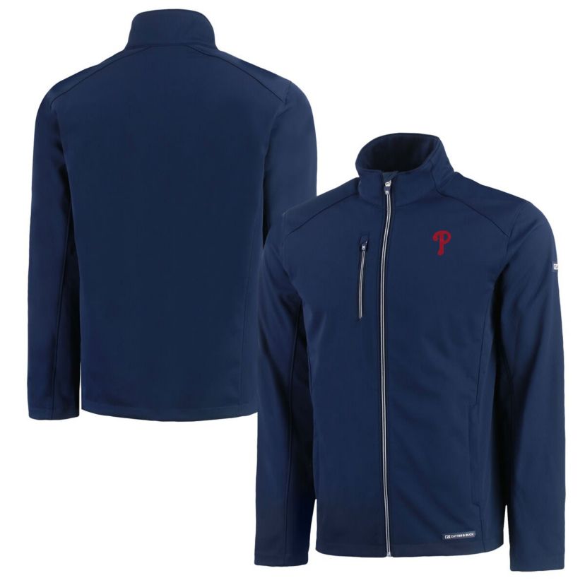 MLB Philadelphia Phillies Evoke Eco Softshell Recycled Full-Zip Jacket