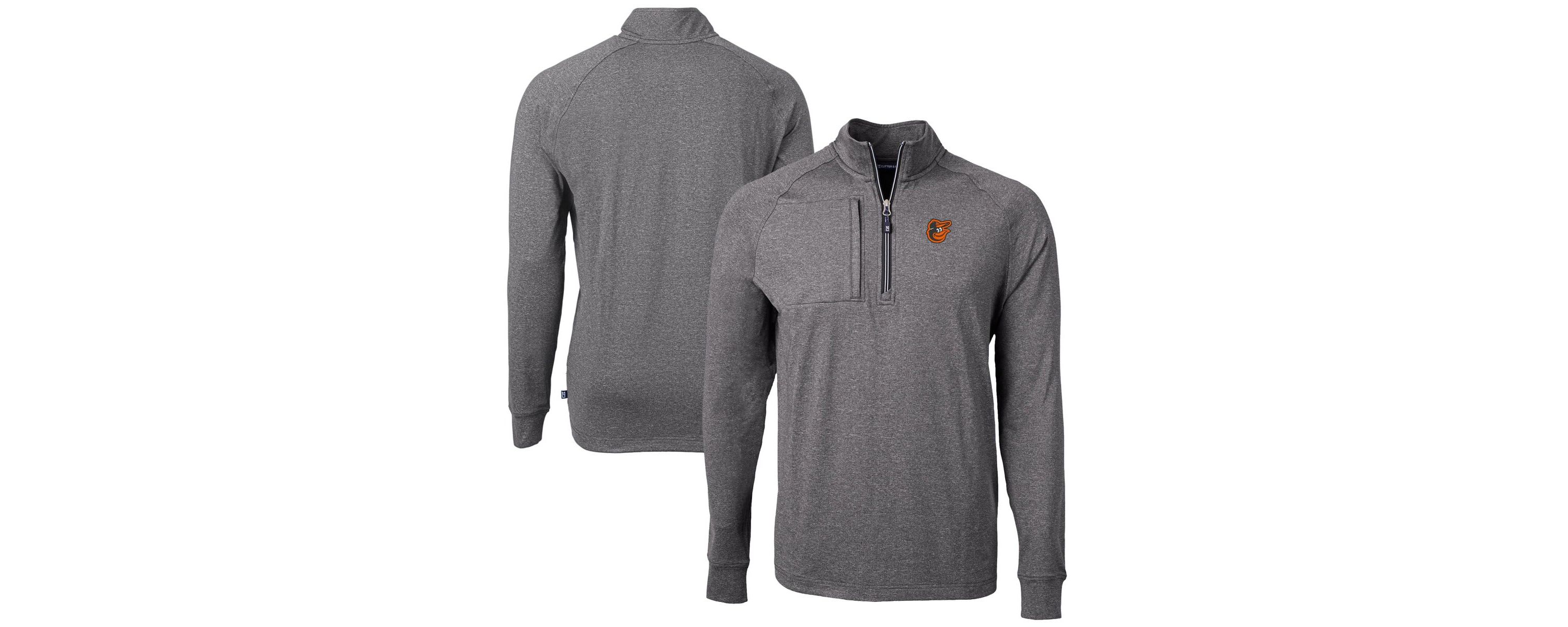 MLB Baltimore Orioles Adapt Eco Knit Stretch Recycled Quarter-Zip Pullover Top
