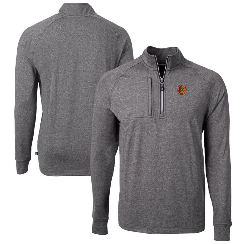 MLB Baltimore Orioles Adapt Eco Knit Stretch Recycled Quarter-Zip Pullover Top