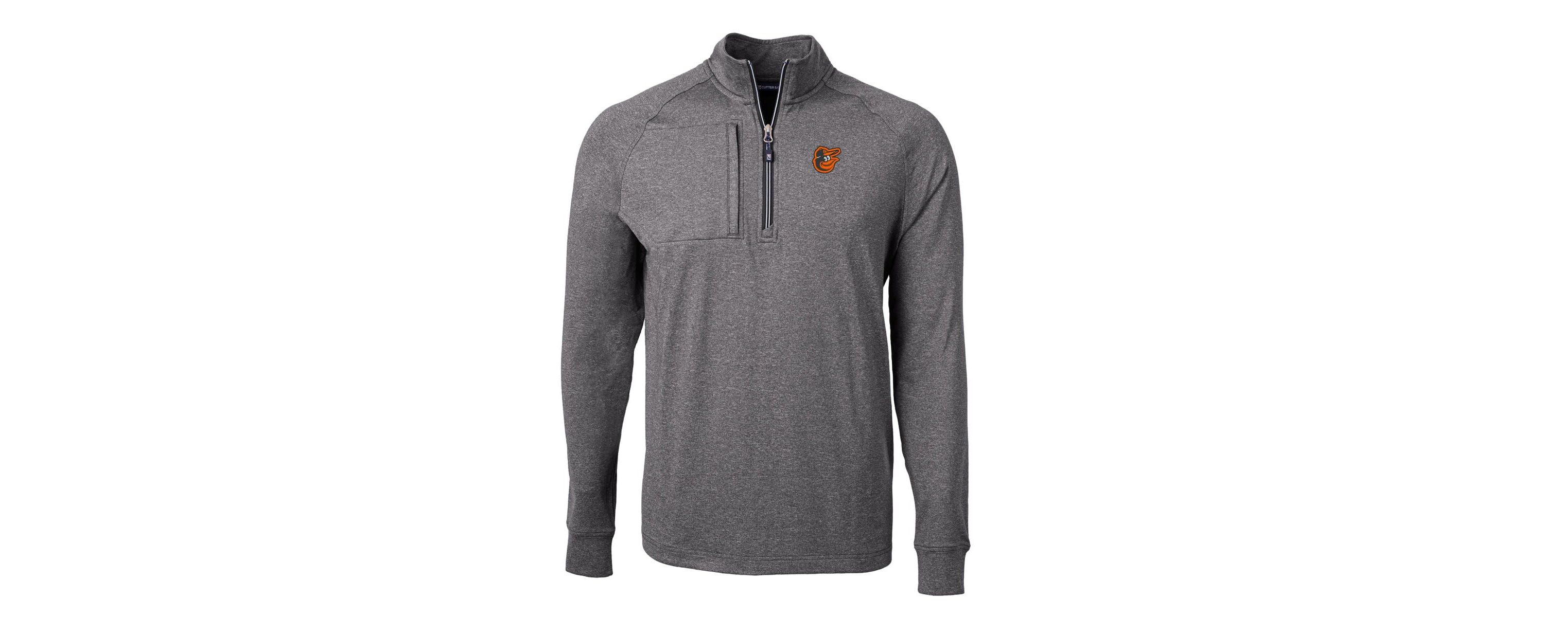 MLB Baltimore Orioles Adapt Eco Knit Stretch Recycled Quarter-Zip Pullover Top