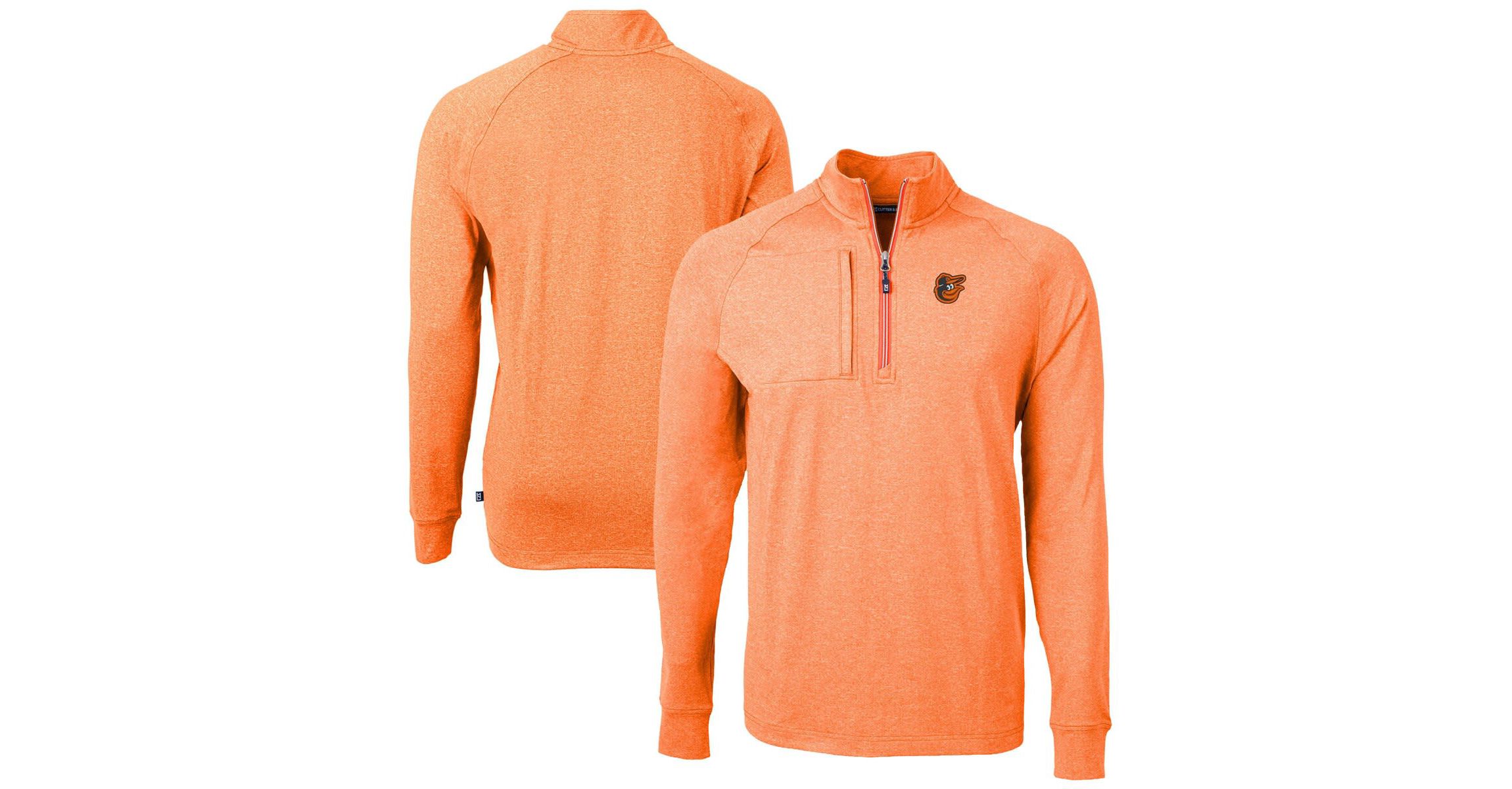 MLB Baltimore Orioles Adapt Eco Knit Stretch Recycled Quarter-Zip Pullover Top