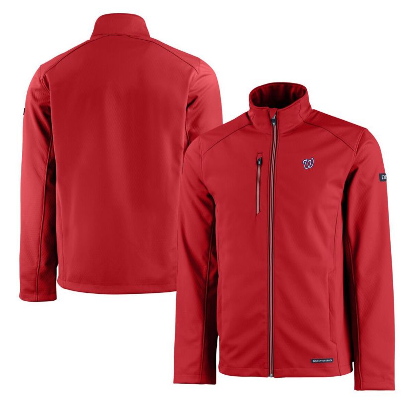 MLB Washington Nationals Evoke Eco Softshell Recycled Full-Zip Jacket