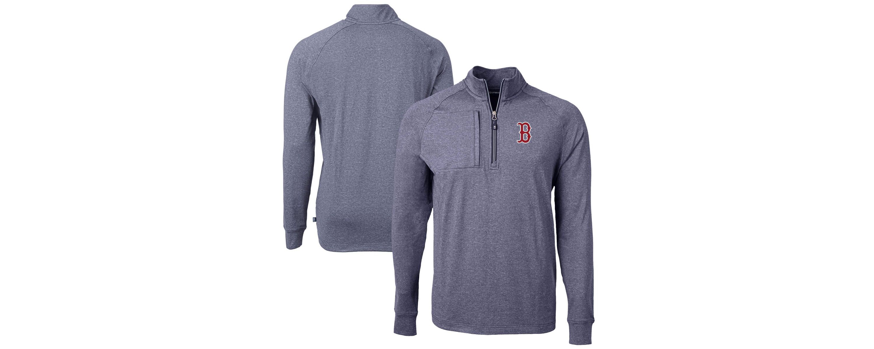 Boston Red Sox MLB Boston Sox Adapt Eco Knit Stretch Recycled Quarter-Zip Pullover Top
