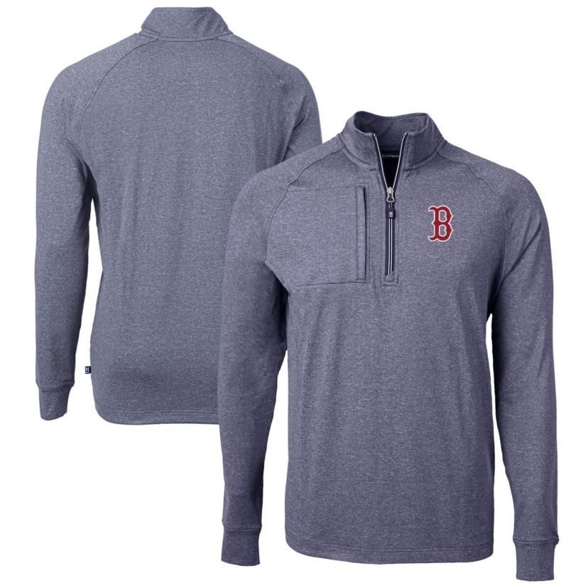 Boston Red Sox MLB Boston Sox Adapt Eco Knit Stretch Recycled Quarter-Zip Pullover Top