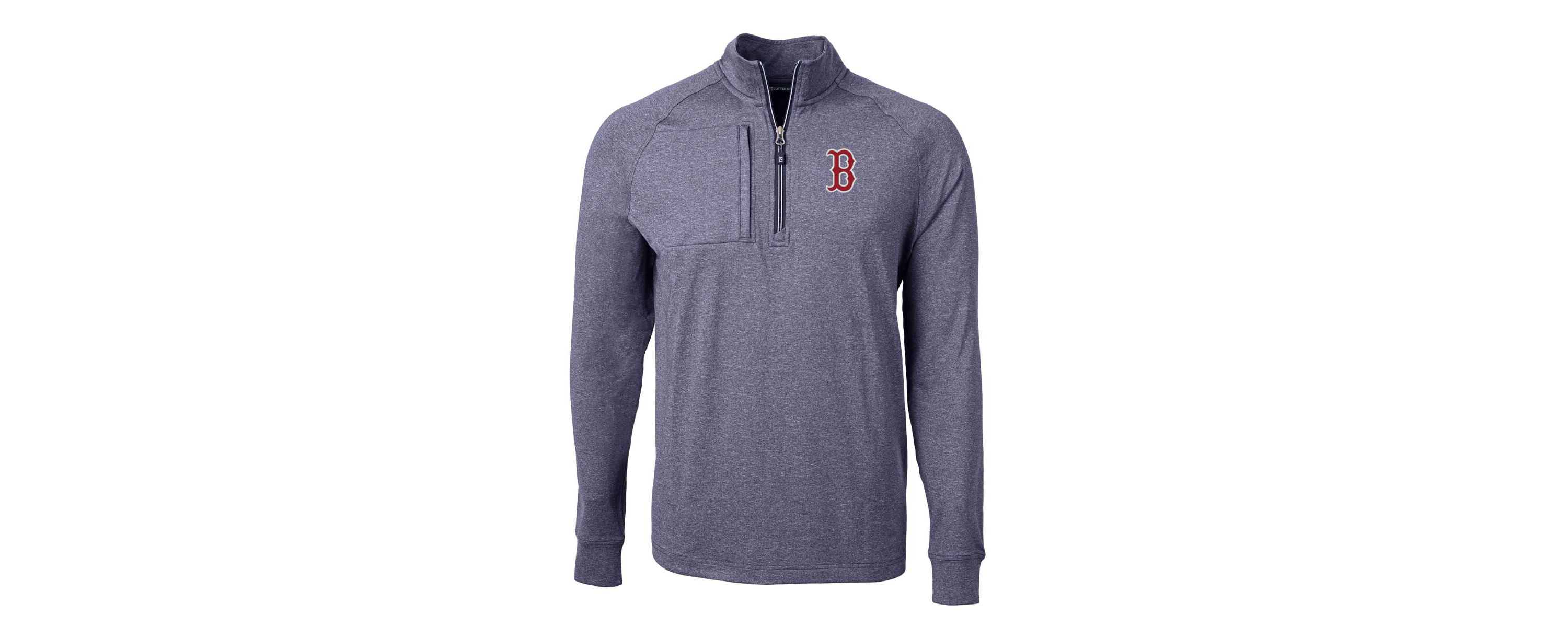 Boston Red Sox MLB Boston Sox Adapt Eco Knit Stretch Recycled Quarter-Zip Pullover Top