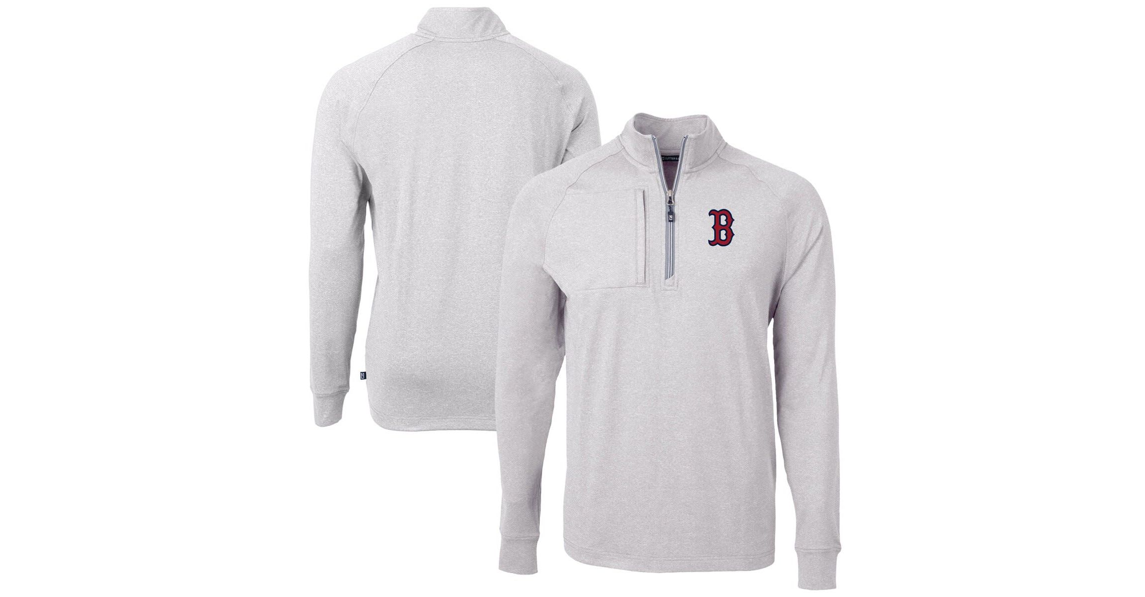Boston Red Sox MLB Boston Sox Adapt Eco Knit Stretch Recycled Quarter-Zip Pullover Top