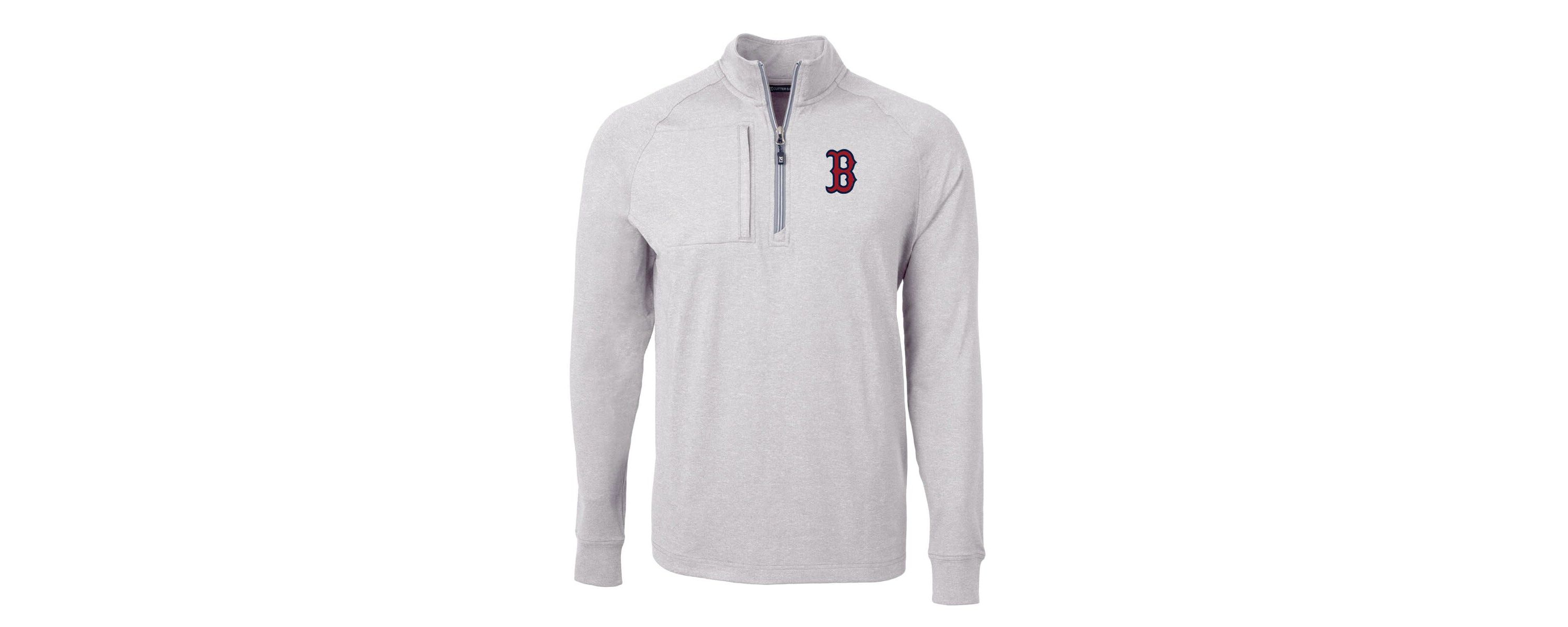 Boston Red Sox MLB Boston Sox Adapt Eco Knit Stretch Recycled Quarter-Zip Pullover Top
