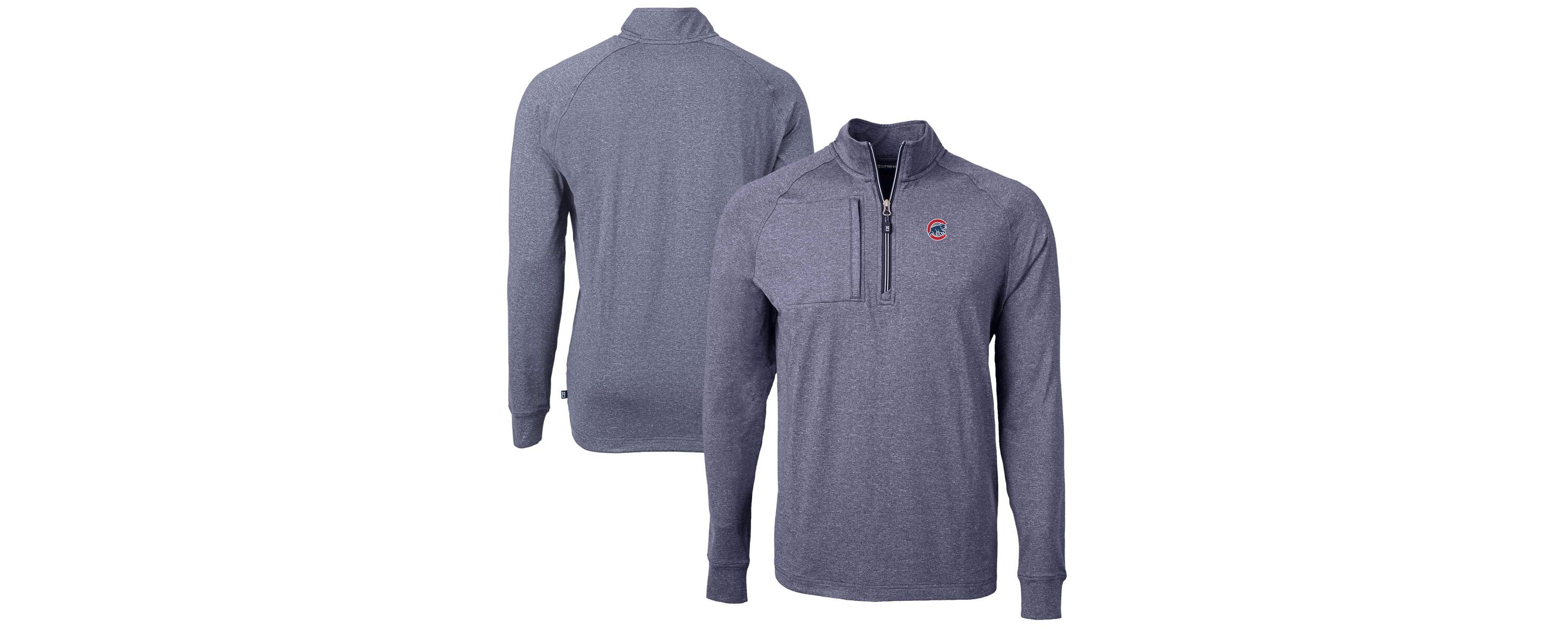 MLB Chicago Cubs Adapt Eco Knit Stretch Recycled Quarter-Zip Pullover Top