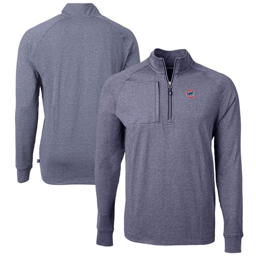 MLB Chicago Cubs Adapt Eco Knit Stretch Recycled Quarter-Zip Pullover Top
