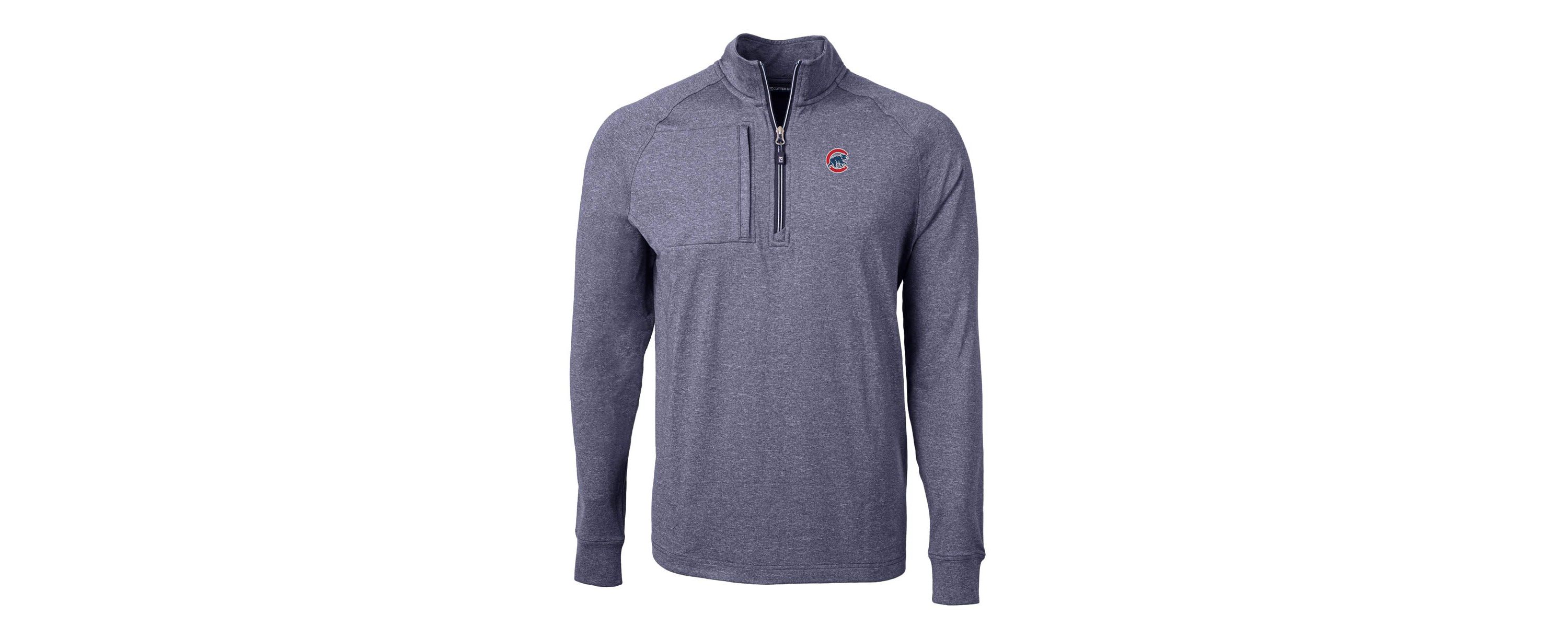 MLB Chicago Cubs Adapt Eco Knit Stretch Recycled Quarter-Zip Pullover Top