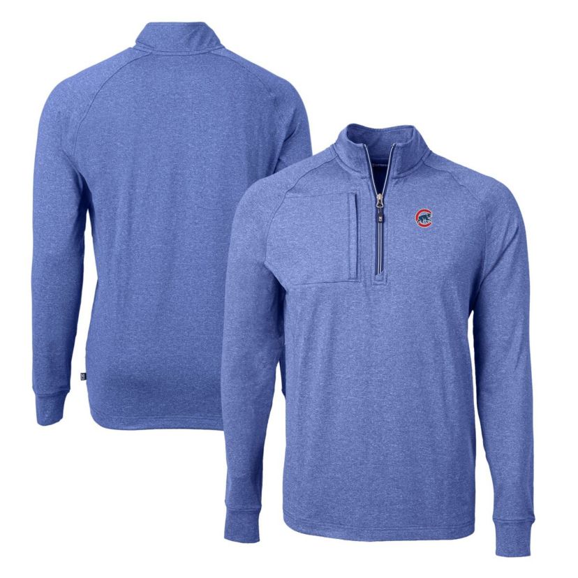 MLB Chicago Cubs Adapt Eco Knit Stretch Recycled Quarter-Zip Pullover Top