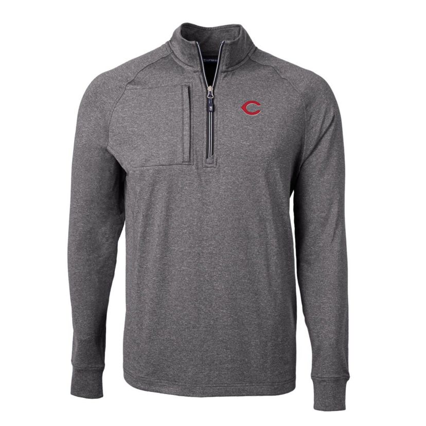 MLB Cincinnati Reds Adapt Eco Knit Stretch Recycled Quarter-Zip Pullover Top
