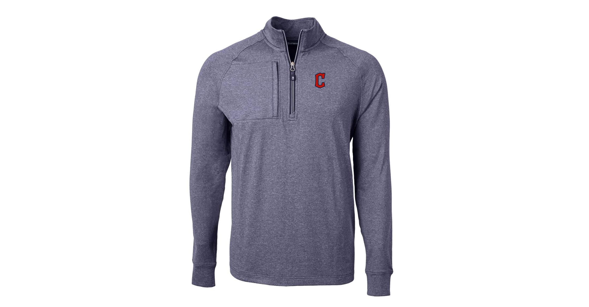 MLB Cleveland Guardians Adapt Eco Knit Stretch Recycled Quarter-Zip Pullover Top